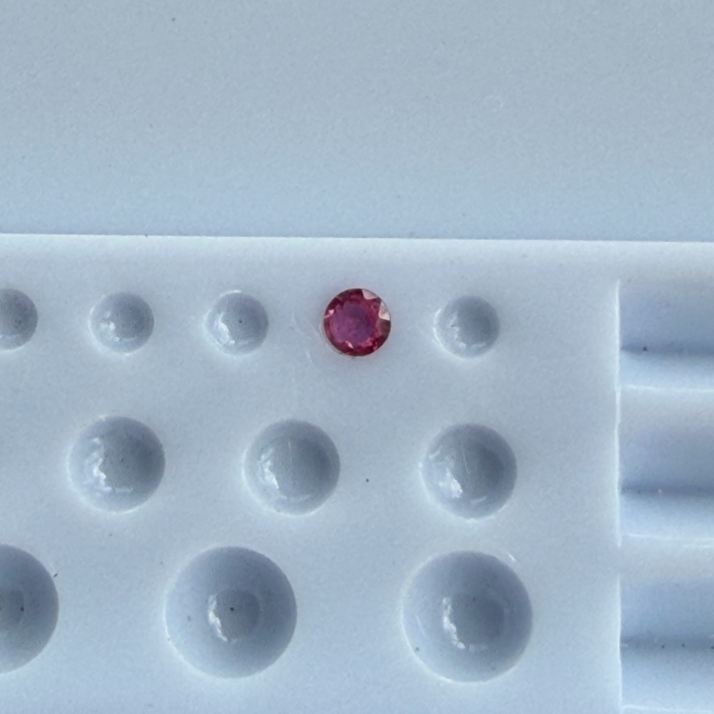 Round Ruby Loose Gemstone .14 Carats